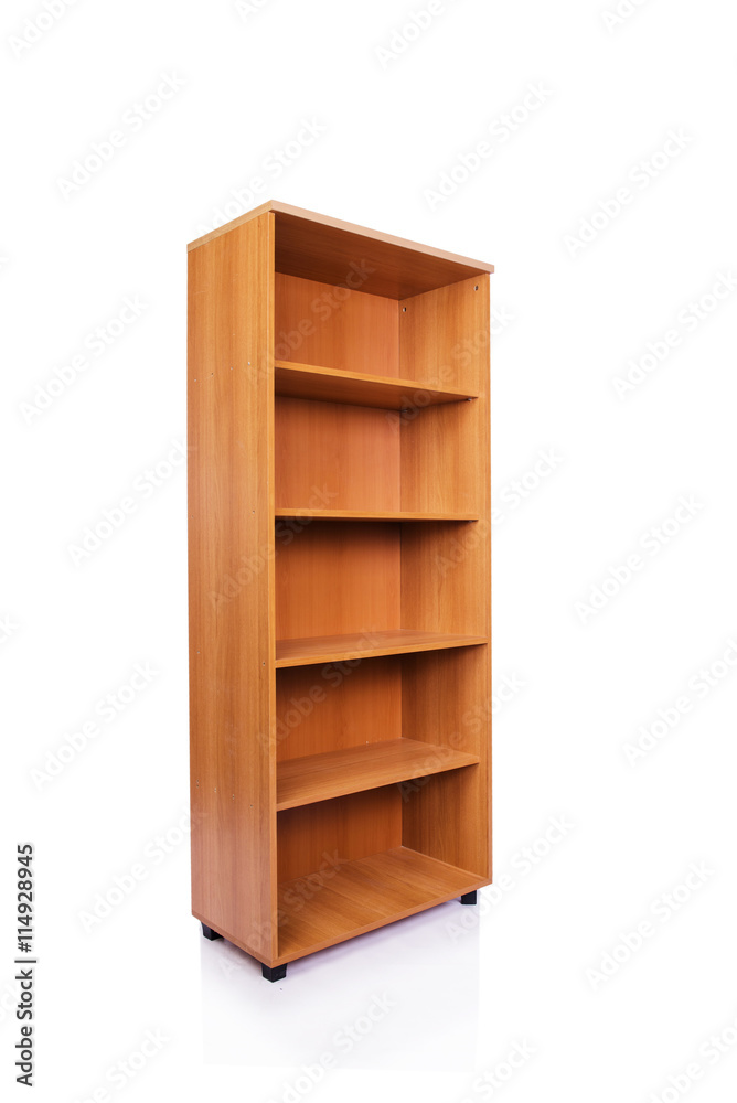 Office cabinet shelf isolated on white background Office cabinet shelf isolated on white background