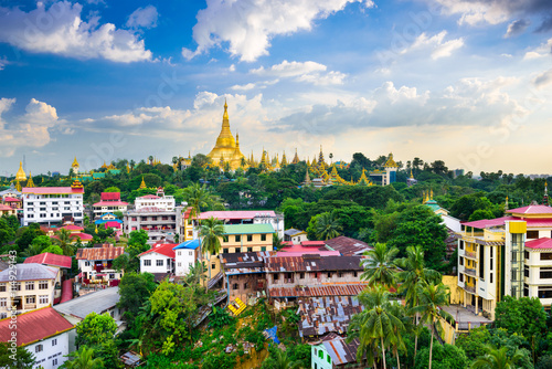 Yangon Myanmar Skyline
