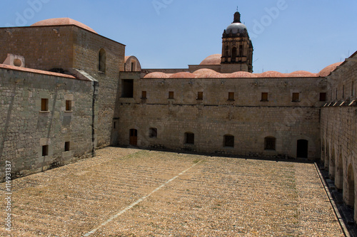 OAXACA, MEXICO - APRIL 3, 2015: General view of the Ex-convento de Santo Domingo on April 3, 2015 in Oaxaca, Mexico.