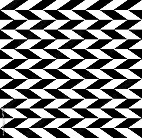 Checkered seamless pattern with alternating parallelogram. Optic