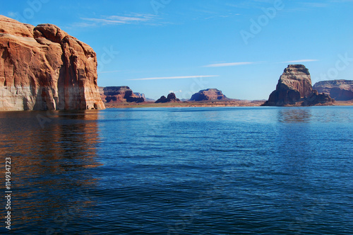 Blue skies over Lake Powell