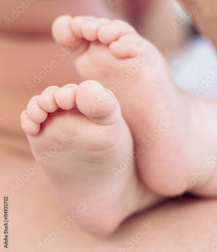 Picture of little baby feet.