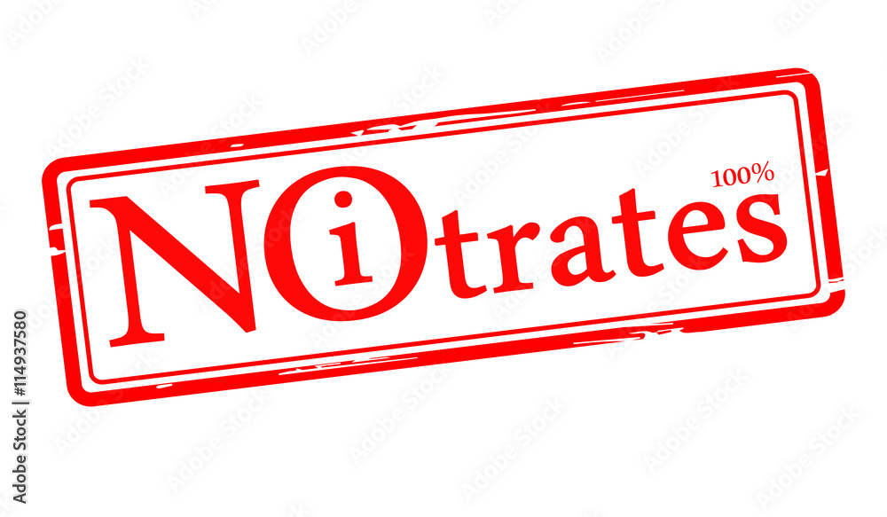 stamp with text no nitrates inside, vector illustration stamp with text no nitrates inside, vector illustration