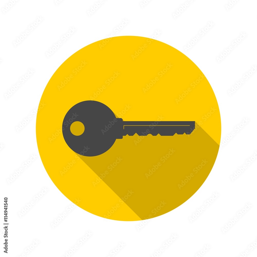 Color key flat icon Color key flat icon
