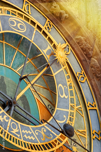 Prague Astronomical Clock closeup