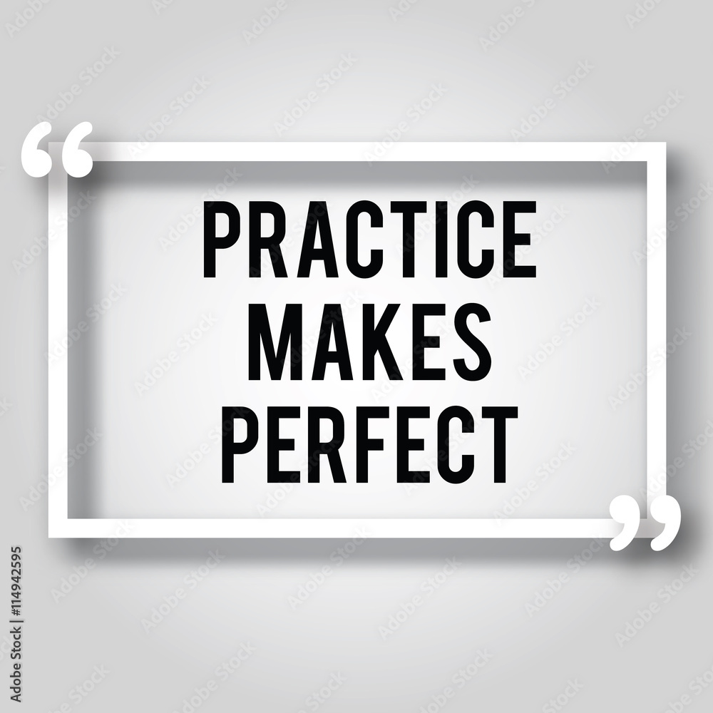 Motivating quote, proverb in paper frame vector illustration Motivating quote, proverb in paper frame vector illustration