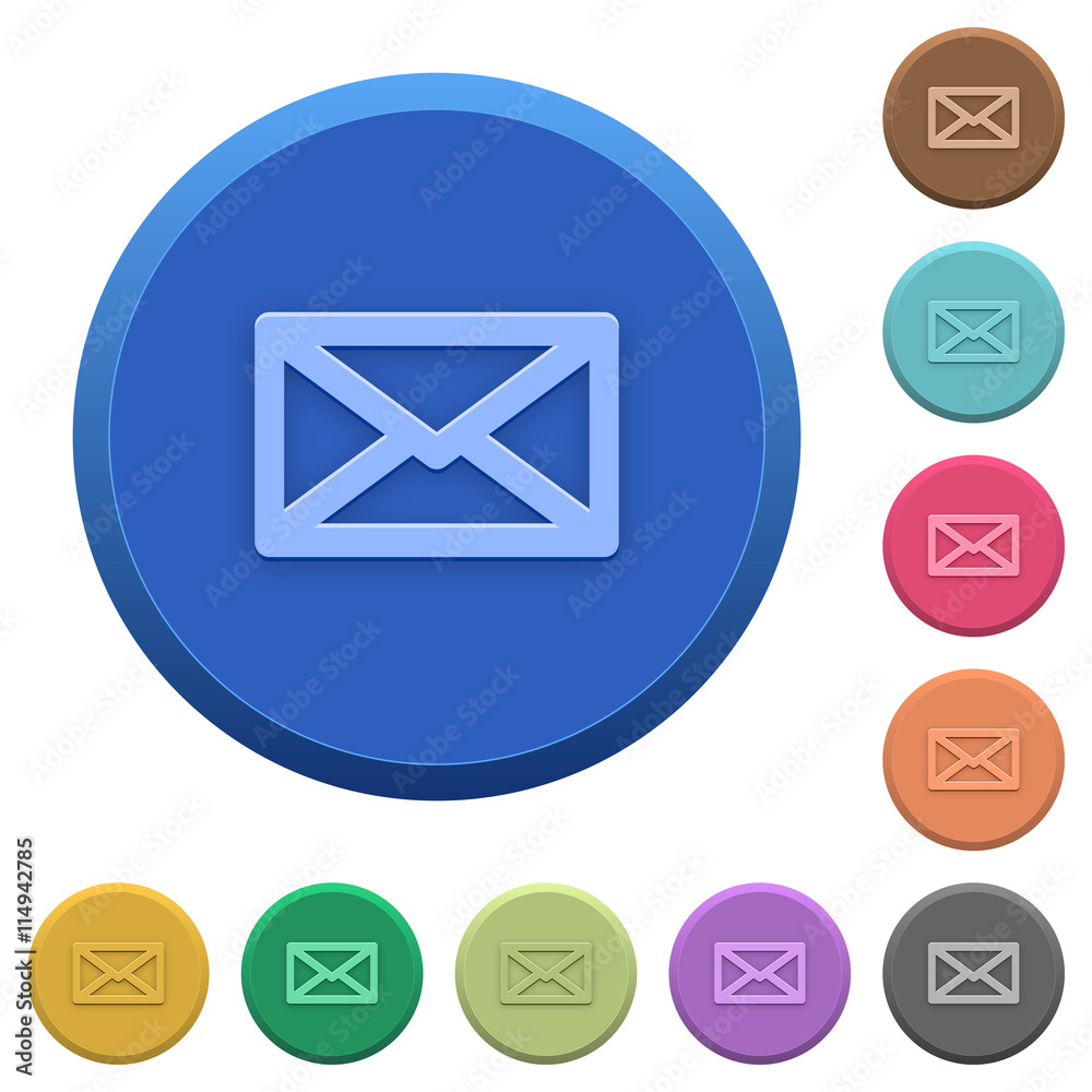 Embossed message buttons Embossed message buttons