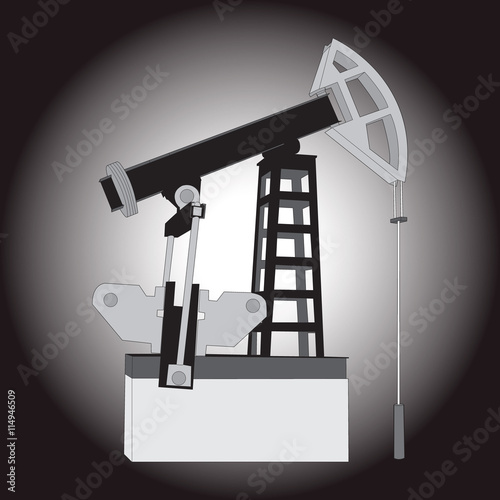 oil pump vector image