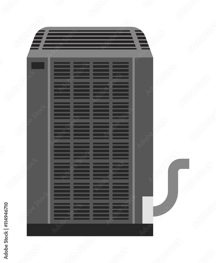 Industrial fan to remove water damage. Technology electric cooling