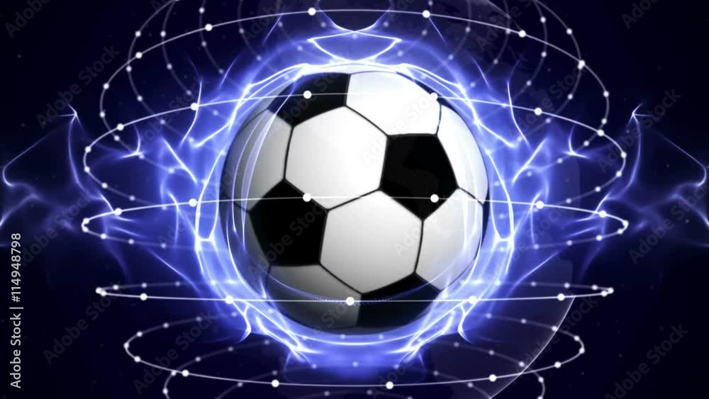 SOCCER BALL Animation, Loop, 4k Stock Video | Adobe Stock