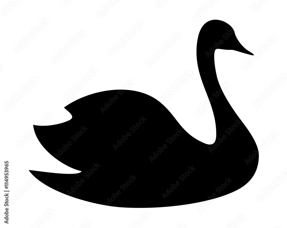 Obraz premium swan illustration