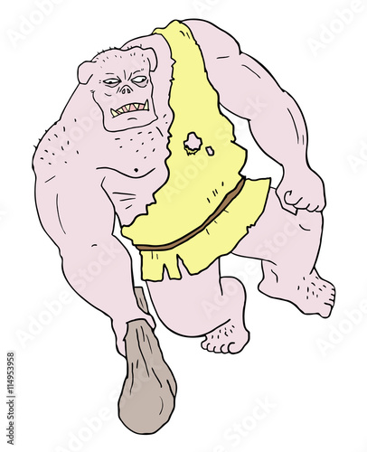 draw of strong ogre