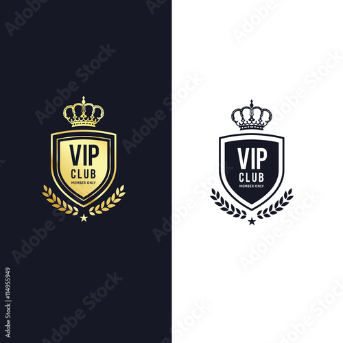 Vip club logo, royal logo