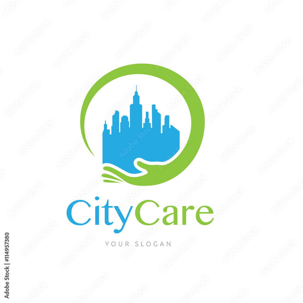 Fototapeta premium City Care Logo
