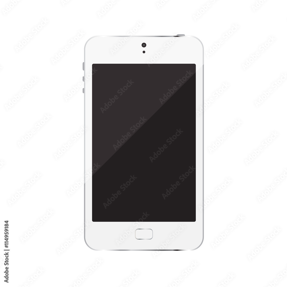 smartphone isolated on white background smartphone isolated on white background