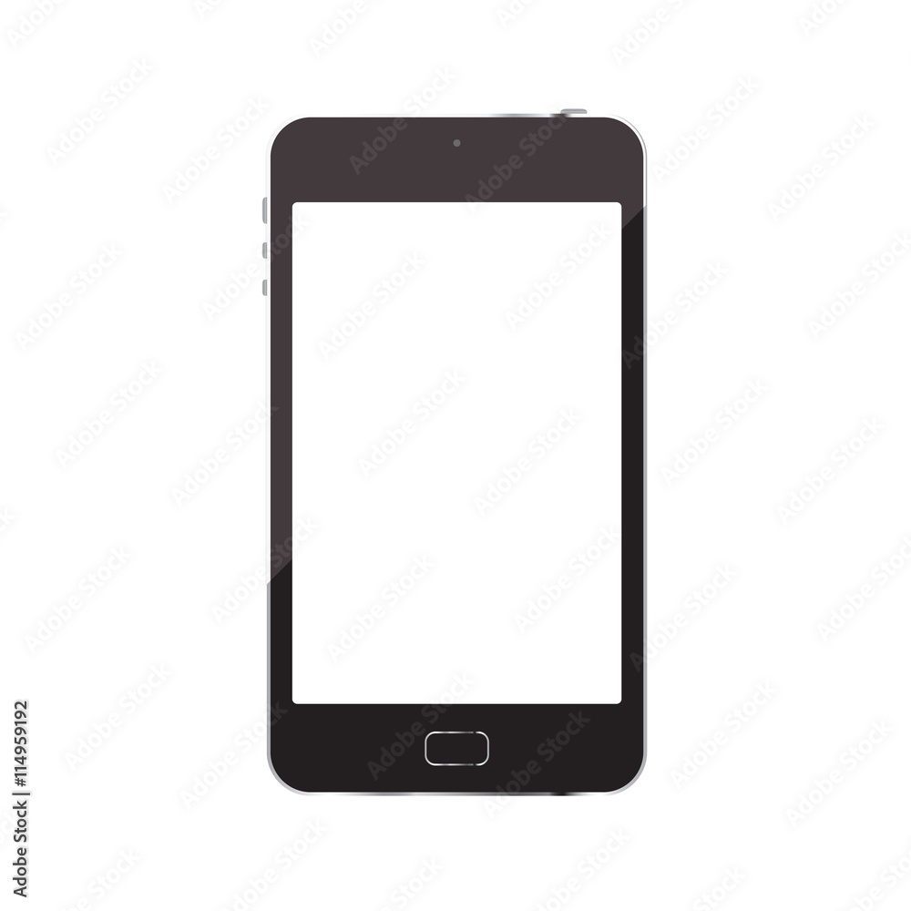 smartphone isolated on white background smartphone isolated on white background