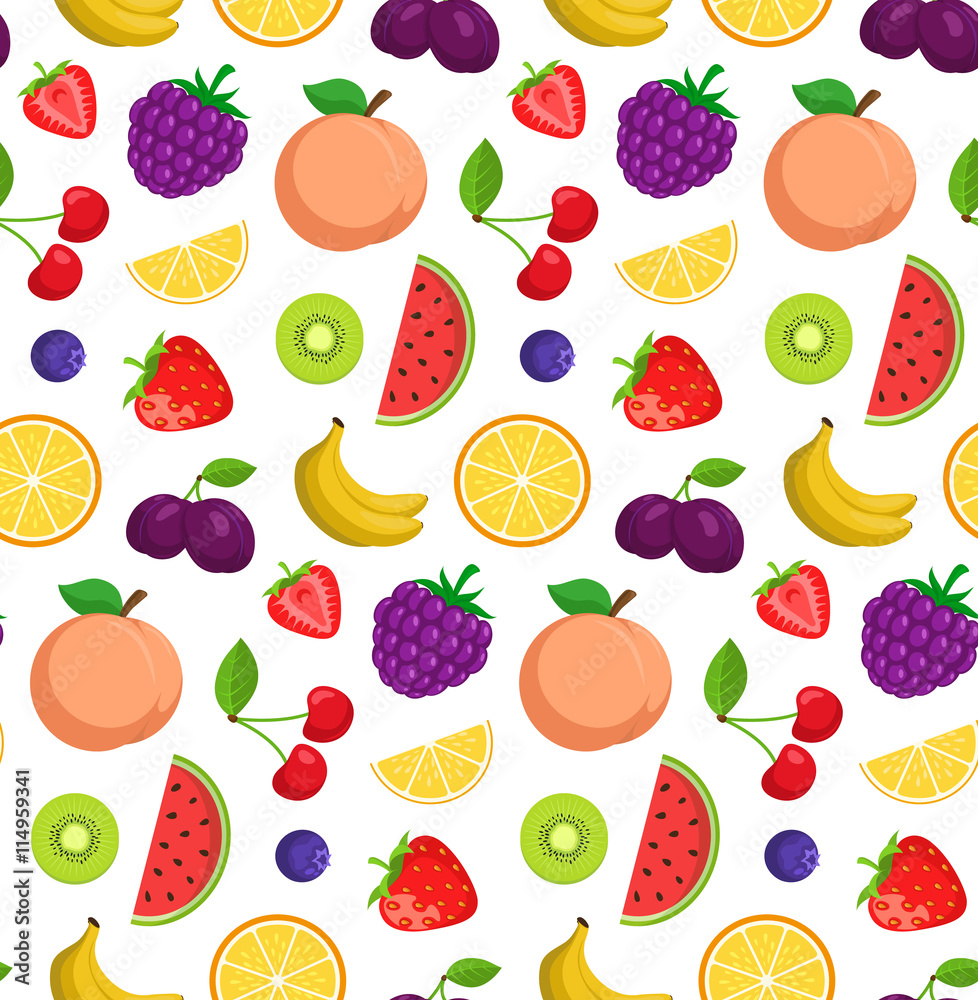 Fruits and berries background. Fruits and berries background.