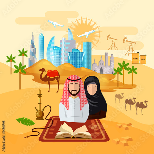 Muslims tradition and culture of the Arab countries 