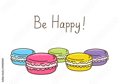 Color sweet macarons for Your design