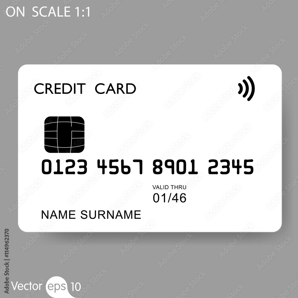Obraz premium credit card