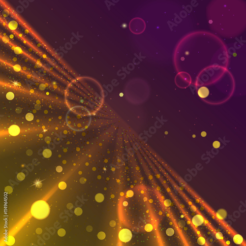 Virtual space with glow
