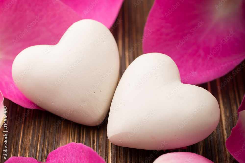 Obraz premium Rose petals.