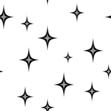 Stars chaotic seamless pattern 6.07