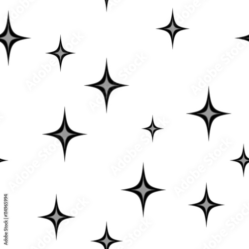 Stars chaotic seamless pattern 6.07