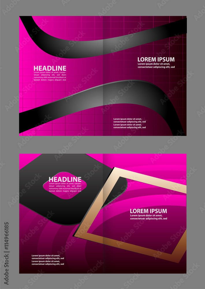 Fototapeta premium Professional business brochure design 