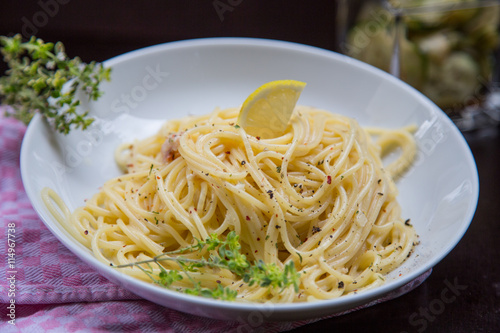 Zitronen Spaghetti photo