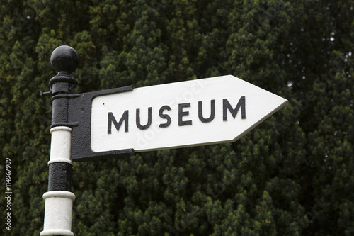Museum Sign in England