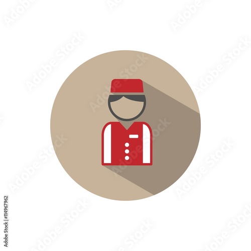 Avatar de botones o chico de la campana. Empleado de hotel