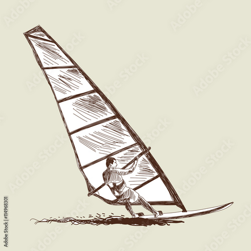 Windsurfing sketch