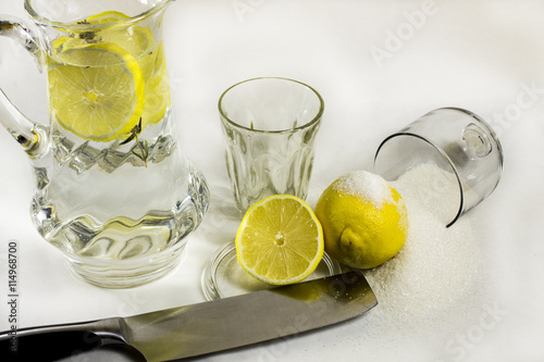 Lemon with sugar
