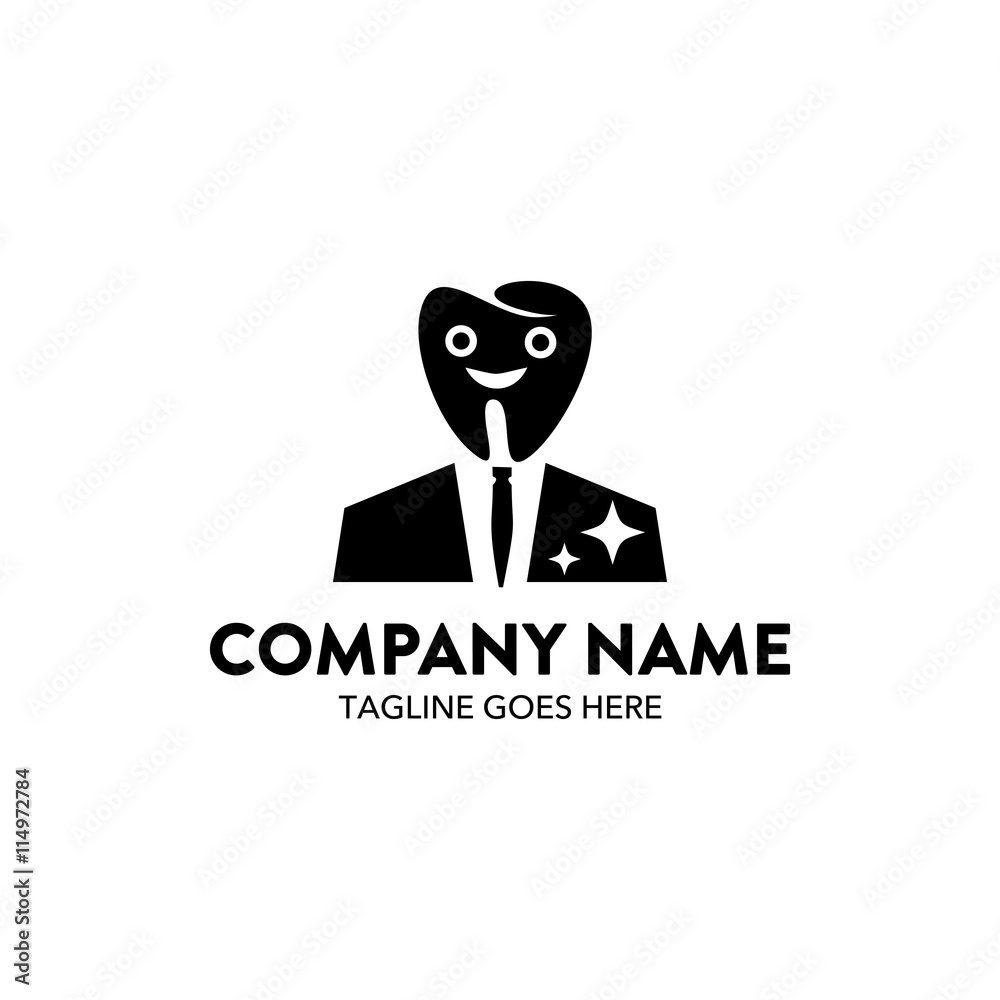 Naklejka premium Dental Logo