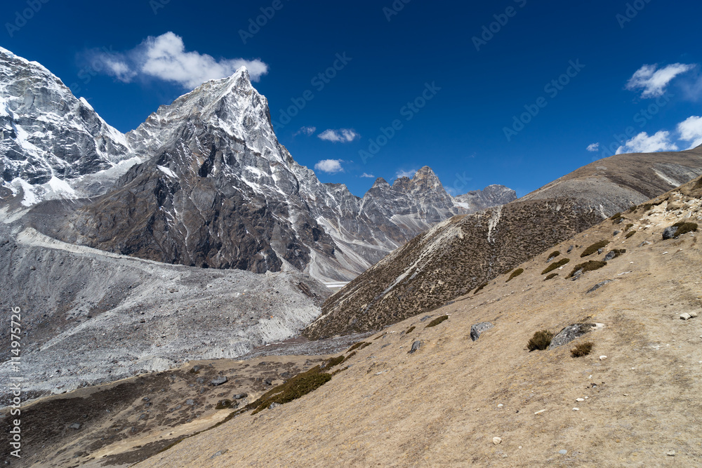 Cholatse mountain peak, Everest region
