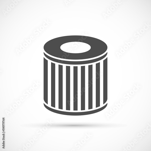 Car oil filter icon