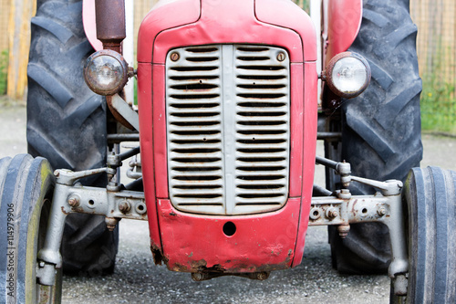 Old tractor face