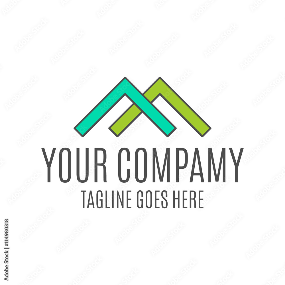Vector real estate logo design, realtor icon suitable for info graphics, websites and print media. , flat , badge, label, clip art. Lineart style. Elegant Thin line . Trending Colors Vector real estate logo design, realtor icon suitable for info graphics, websites and print media. , flat , badge, label, clip art. Lineart style. Elegant Thin line . Trending Colors