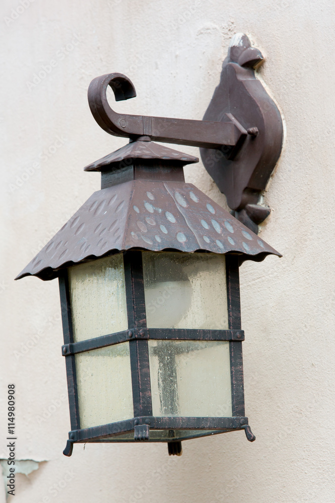 Old city lamp