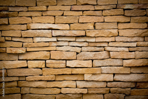 pattern of decorative slate stone wall surface