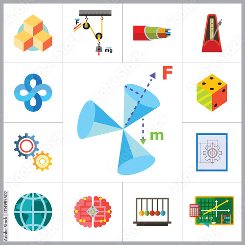 Mathematics Icon Set