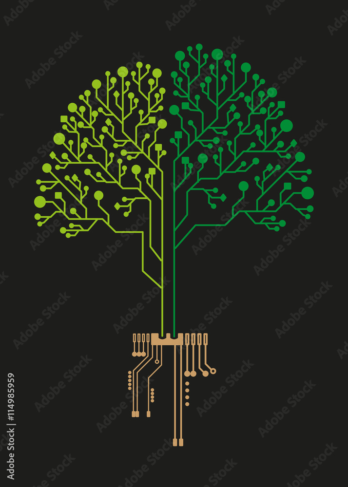 Technology tree circuit for ecology business