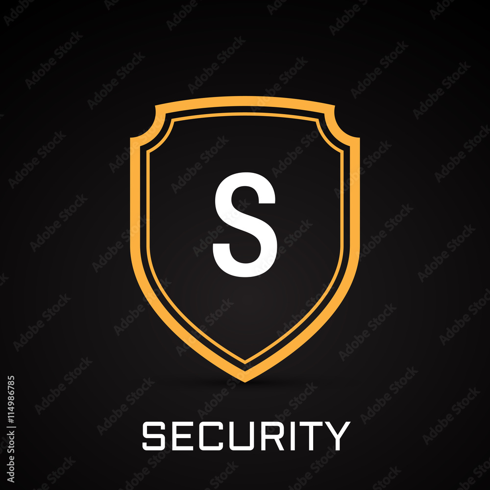 Vector security shield Vector security shield