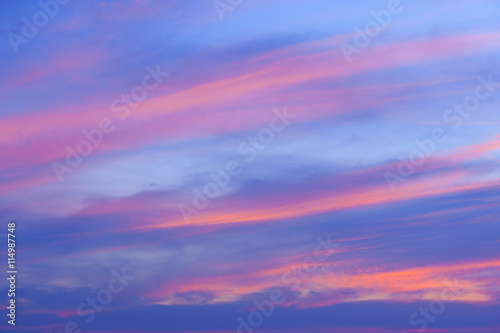 Beautiful and Colorful Sky © Songkhla Studio