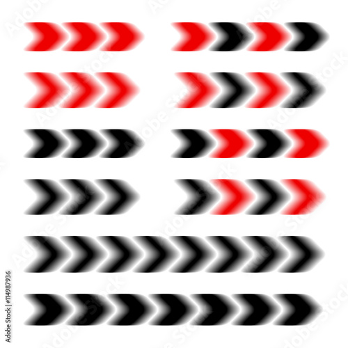 arrow speed motion blur vector