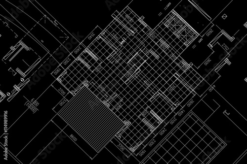 Architectural background, architectural plan, construction drawing