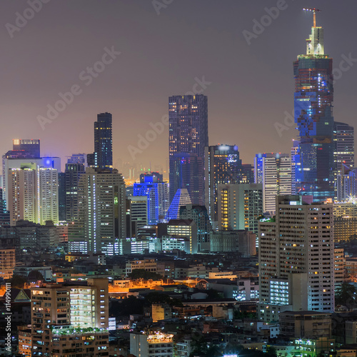 Bangkok at night.