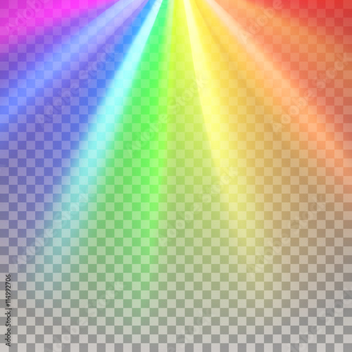 Rainbow rays element
