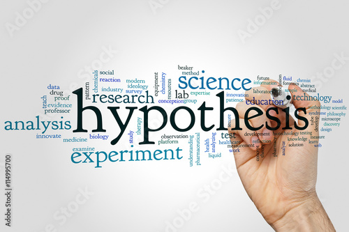 Hypothesis word cloud photo